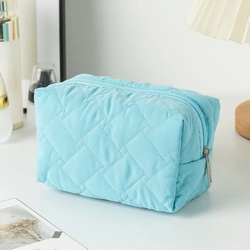 sac de voyage cosmétique, sac de rangement portable pour soins de la peau et articles de toilette, sac de rangement souple simple de grande capacité