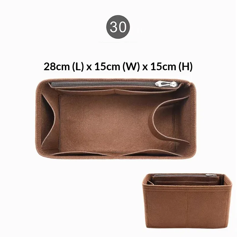 organisateur de sac en feutre pour sacs à rabat lv speedy 25 30 35, sac intérieur, trousse de maquillage, sac de voyage, accessoires pour sacs fourre-tout