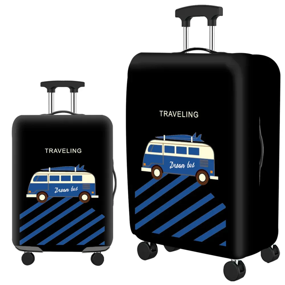 optics-juste de protection élastique pour bagages, housses de valise, fermeture éclair trempée, housses de valise à roulettes, accessoires de voyage, 18 "-32"