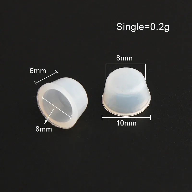 20 pièces/50pcs sac bas pied clou serrure siège housse de protection anti-dérapant résistant à l'usure portefeuille sac à main bas couverture en silicone