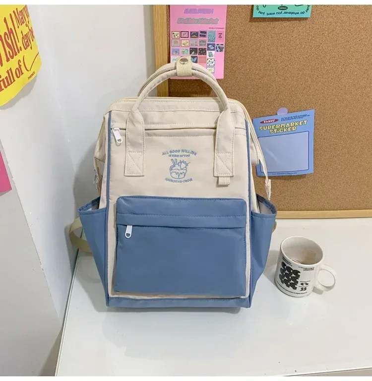 cartable de lycéen de grande capacité, sac à dos étanche assressenti, sac de rangement de voyage de loisirs, document simple