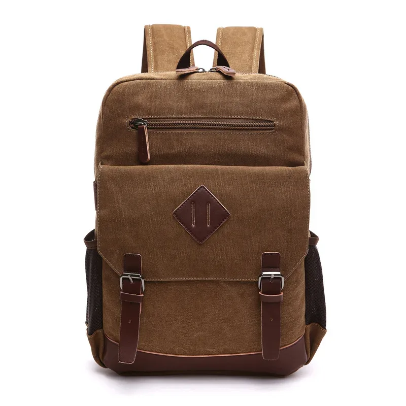 sac à dos pour hommes sac à dos en toile vintage sacs de voyage pour hommes sac à dos de grande capacité sac à dos pour ordinateur portable sac d'école de haute qualité nouveau