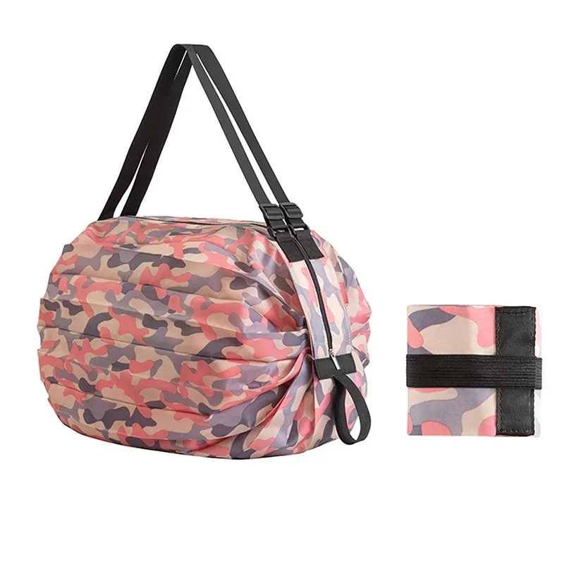 sac de courses pliable, sac de rangement portable de voyage étanche, sac de plage, sac d'épicerie de supermarché