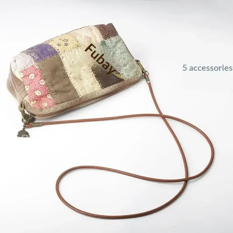 sangle de sac ronde en cuir pu, tendance, remplaçable, pour sac à bandoulière ou sac croisé, avec cordon pour étui de téléphone