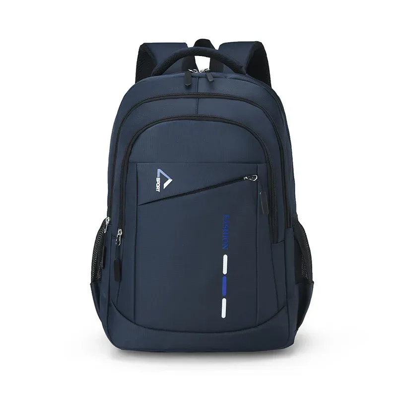 sac à dos léger et décontracté pour hommes, sac d'ordinateur d'affaires, tendance, lycée, étudiant, grand