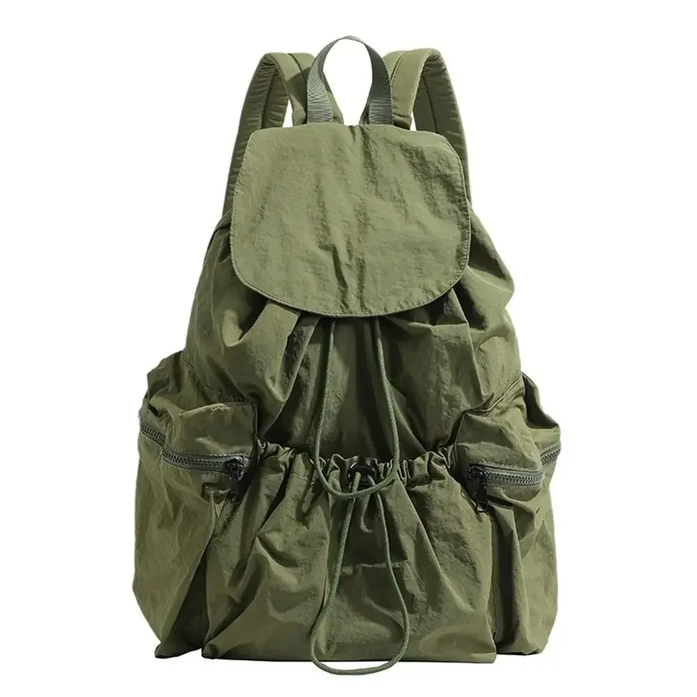 sac à dos wstring de proximité de style coréen, sac en nylon souple léger, sac fourre-tout solide pour documents, sac initié, employé de bureau, possède un design de niche, mignon