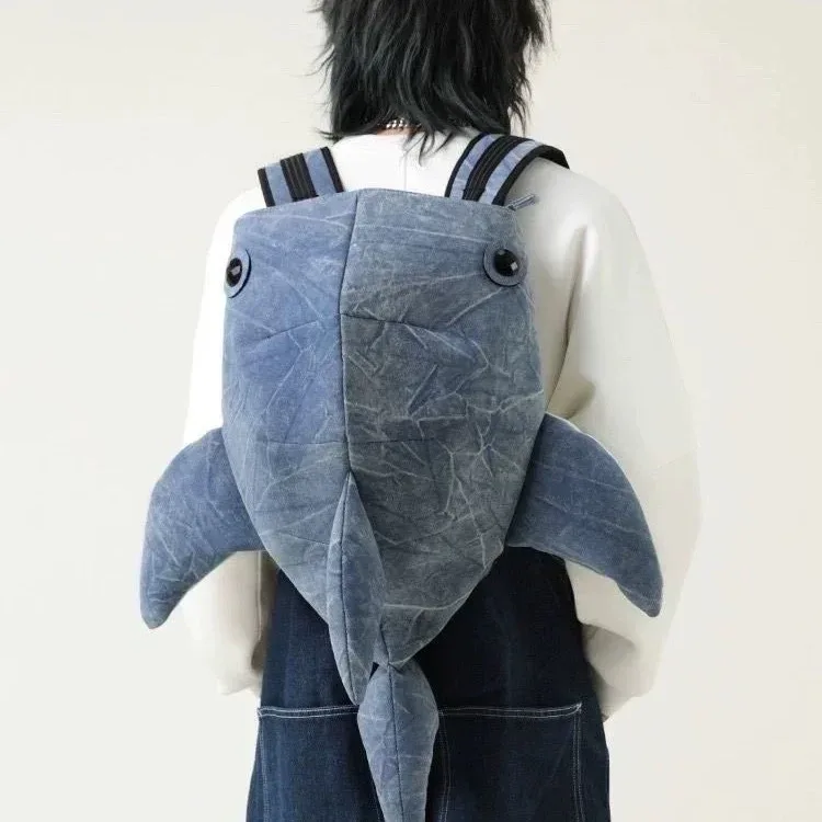 Sac à dos requin sac grande capacité sac à dos drôle unisexe rue sac à dos à la mode rюкзак mужekte© 60 releas