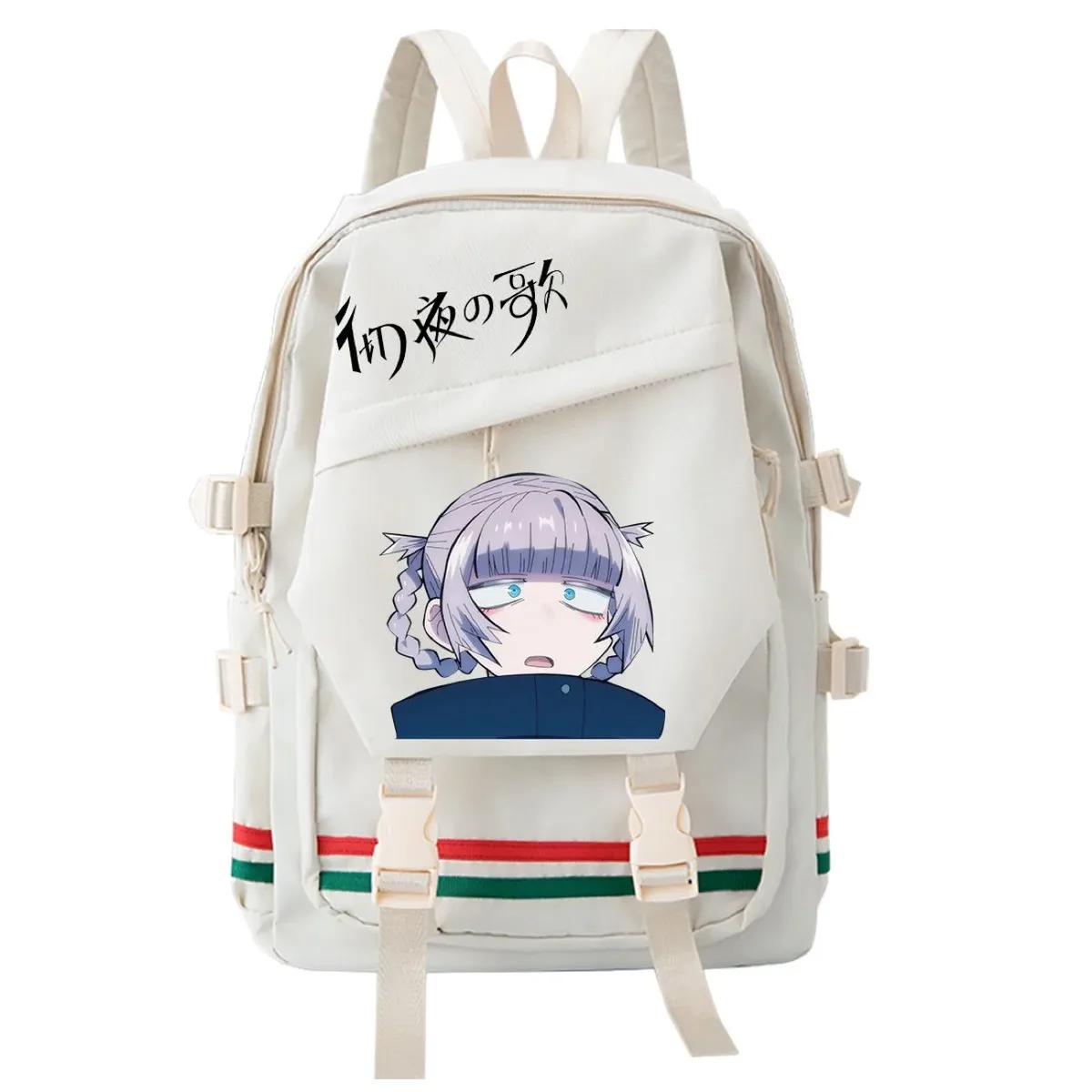 sac à dos call of the night nazuna nanakusa yamori kō cartable d'étudiant de dessin animé, sac à dos de voyage de grande capacité pour adolescents