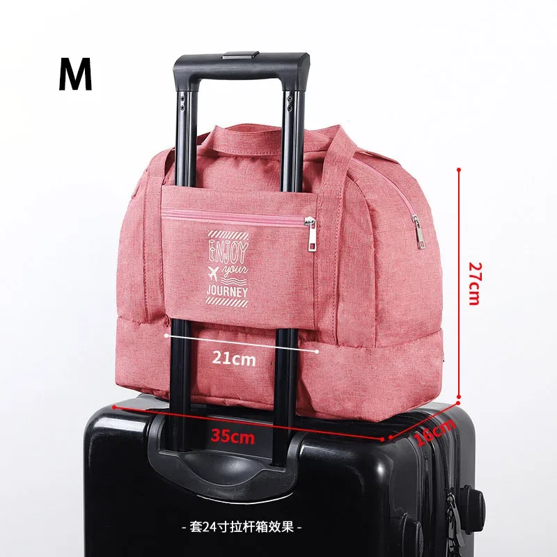 sac de sport et de voyage grande capacité en tissu oxford pour le yoga, la gym, les week-ends, sac à main de voyage pour femmes et hommes, organisateur de bagages