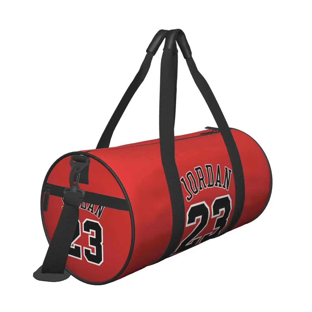 m-jordan 23 sac de voyage rond de grande capacité pour homme et femme, bagage à main de grande capacité, sac de sport et de fitness, sac de voyage