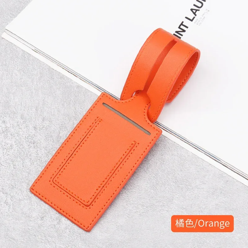 étiquette de bagage en cuir pu avec lettres personnalisées, étiquettes de valise pour hommes, étiquette de chambre d'hôtel, voyage, livraison directe