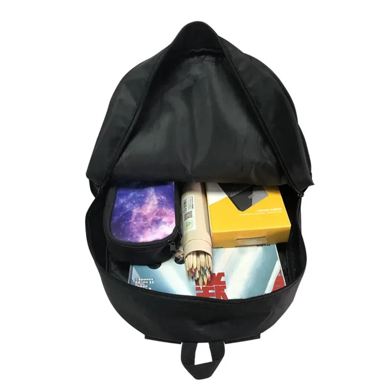 sac à dos kawaii graffiti bear pour hommes et femmes, sac à dos décontracté pour étudiants, sacs d'école pour adolescents, sac à dos de voyage hip hop, cartable