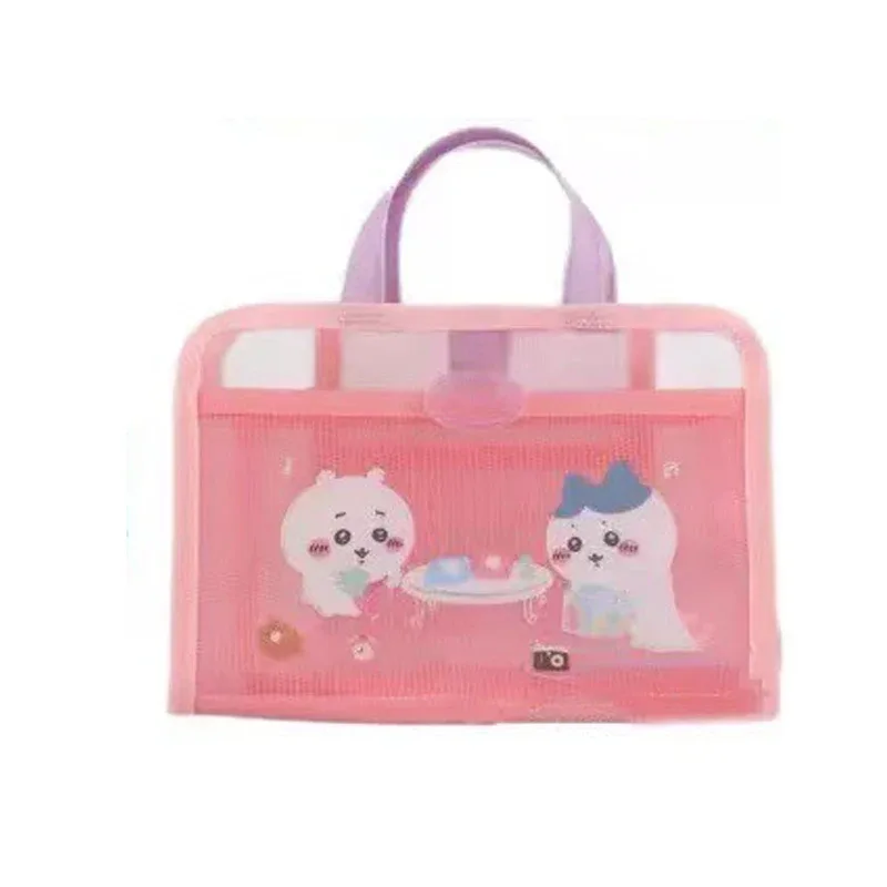 sac à main de grande capacité, motif dessin animé chiikawa, mignon, sac de rangement pour maquillage, sac de voyage, sac pour étudiantes et femmes, style kawaii