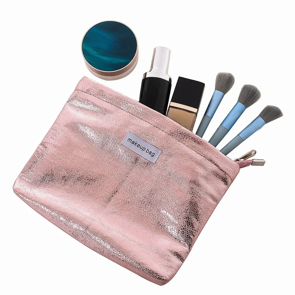 Grand sac à cosmétiques à paillettes pour femmes, Portable, étanche, fermeture éclair, sac de maquillage, voyage, lavage, organisateur de maquillage, trousse de beauté