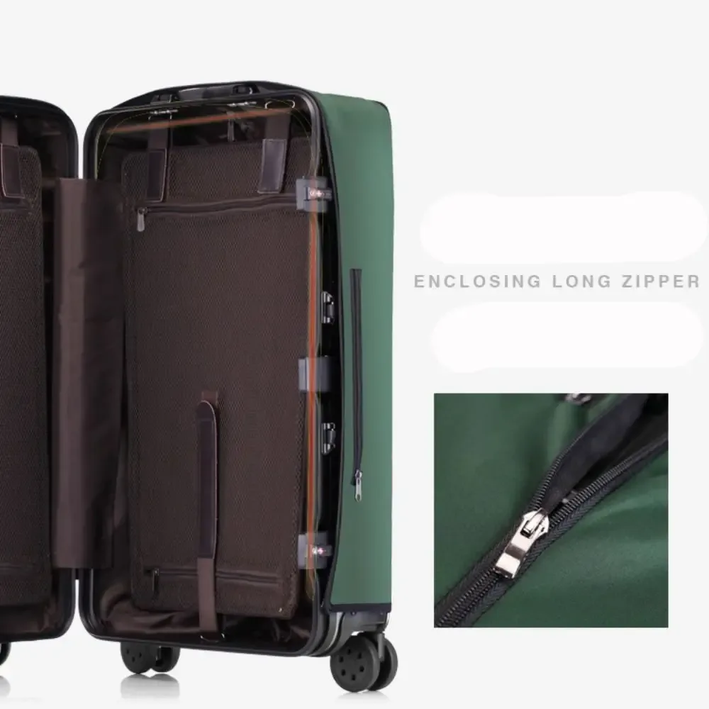 juste de valise transparente en pvc, étanche, aucun démontage requis, protecteur de bagage transparent, housse anti-poussière élastique pour bagages, nouveau