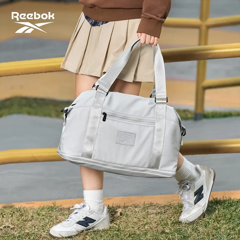 Sac de voyage extensible de grande capacité REEBOK unisexe pour hommes et femmes, sac de transport 30L, sac de week-end, sac de voyage pour la nuit.