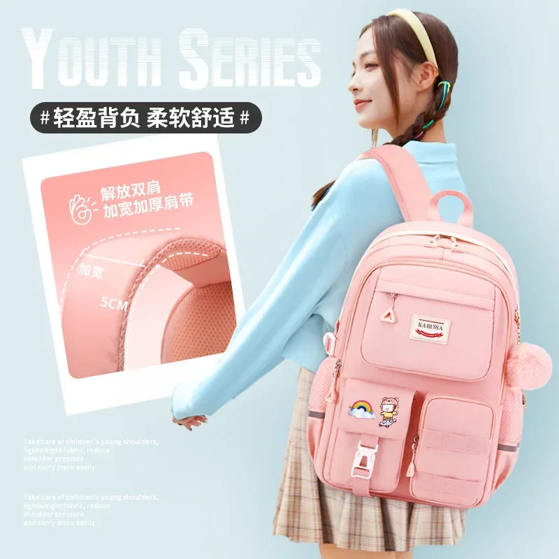 sac à dos scolaire tendance pour filles, sacs d'école pour adolescentes, sac à dos pour ordinateur portable, sac à dos de voyage décontracté, sac à livres, cartable pour enfants, imperméable