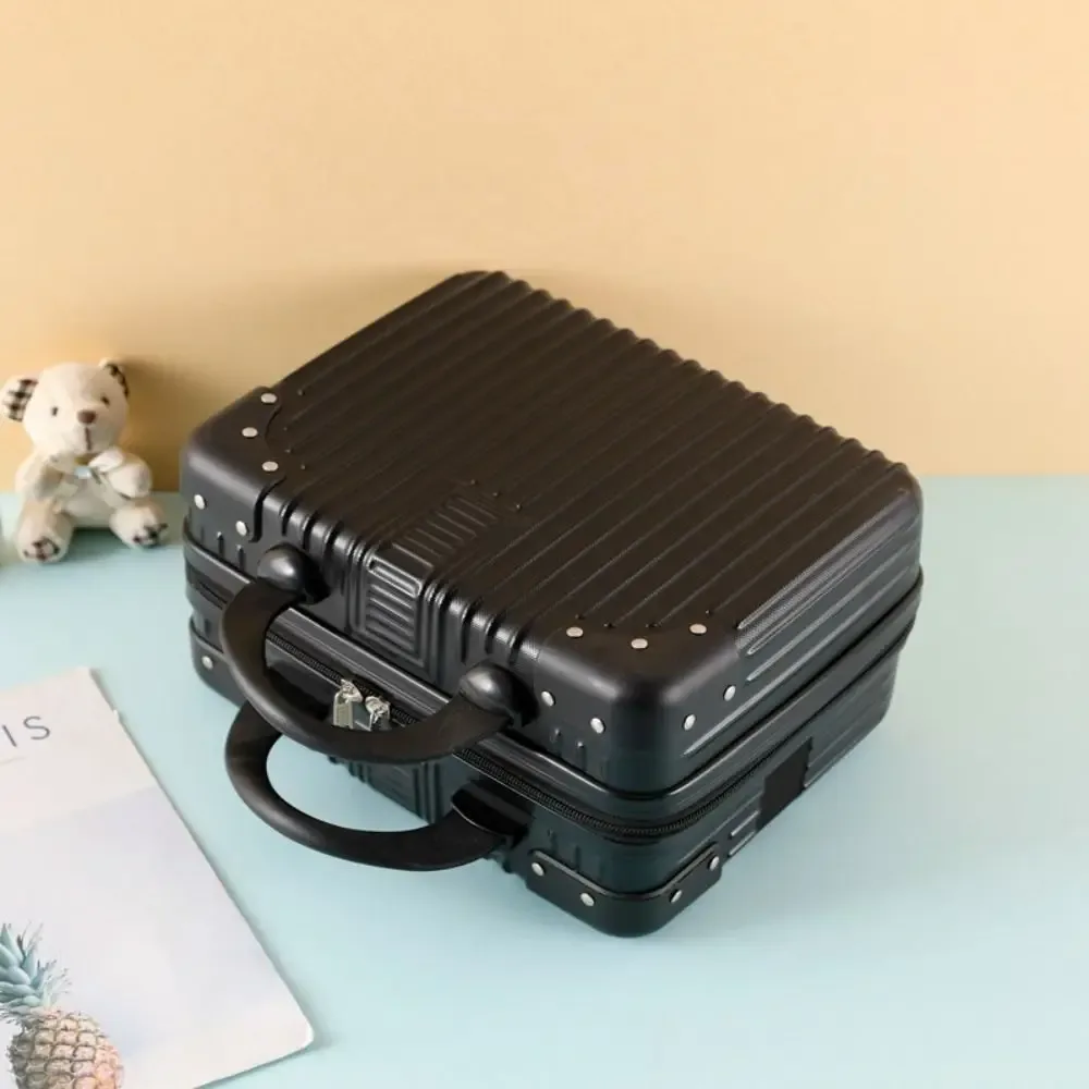 ventes flash : valise de voyage 14 pouces, mini trousse de maquillage de voyage, organisateur, valise à main pour femmes