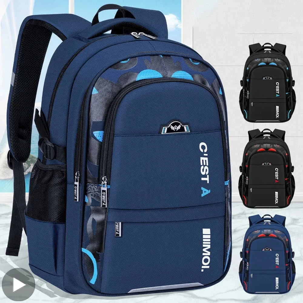 Sac à dos sac d'école sac à dos pour garçon enfants enfant adolescent cartable mâle hommes primaire Bookbag sac à dos livre portefeuille adolescent