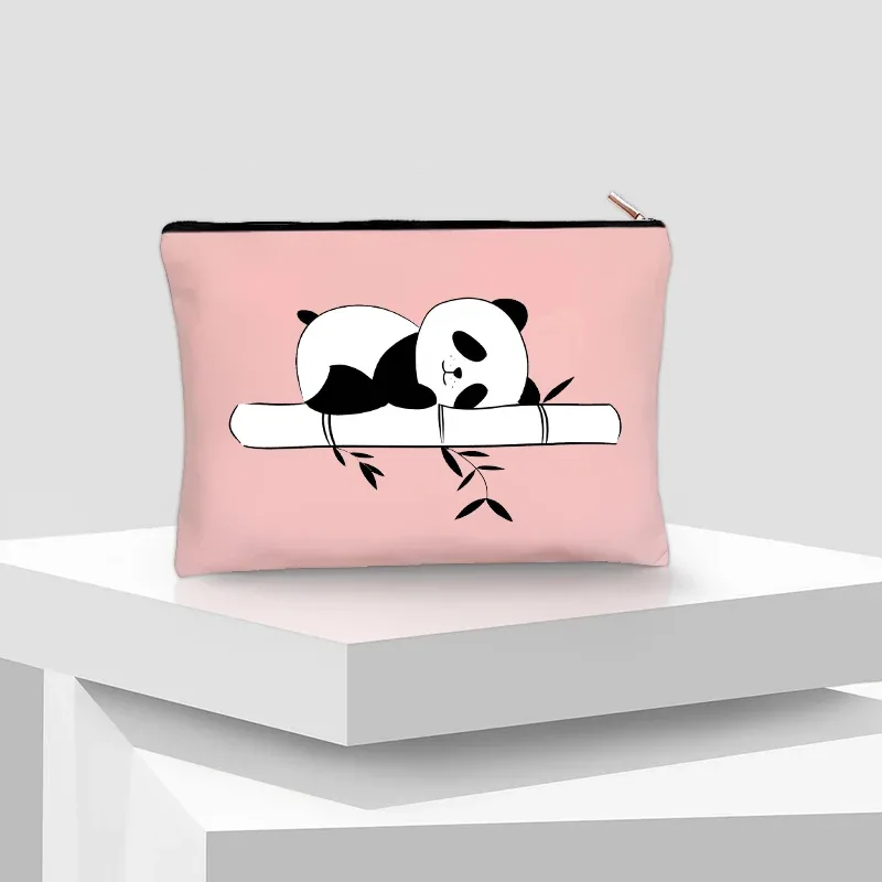 kawaii panda trousse à cosmétiques enfants voyage nécessité toilette sac à couches pochette de maquillage pour jolies filles anniversaire nouvel an cadeau