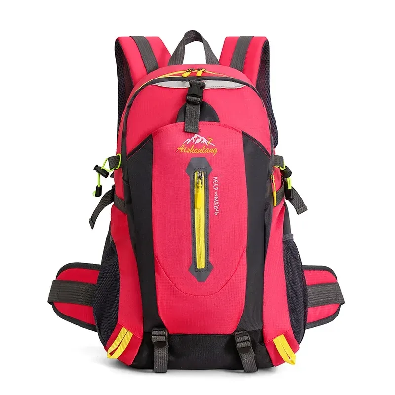 sac à dos à double épaule pour hommes, grande capacité, sac d'alpinisme en plein air, sac à bagages de loisirs, cartable de sport tendance