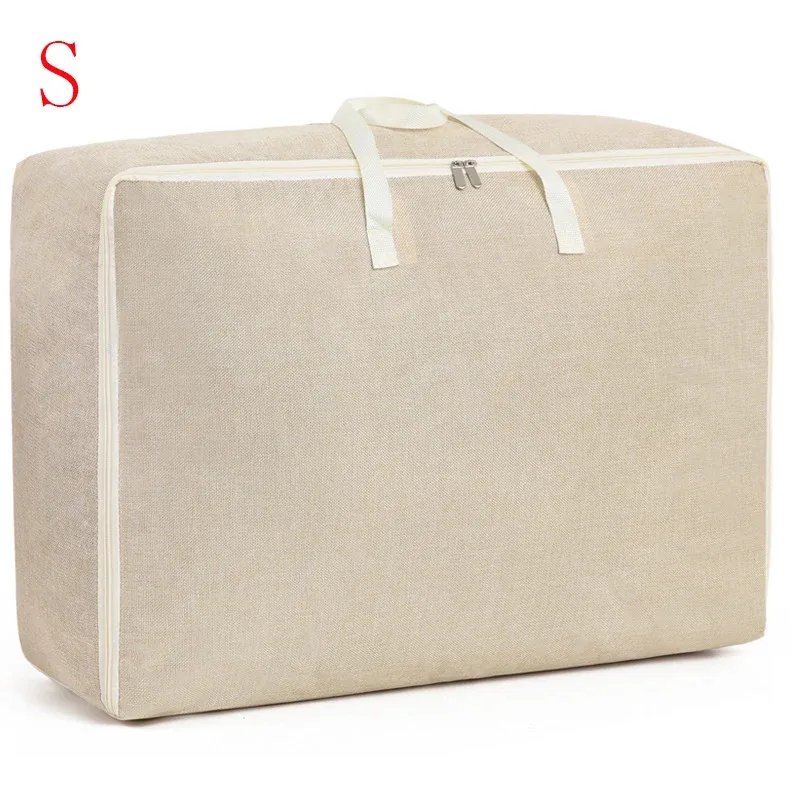 sac à bagages portable, sacs de rangement pour vêtements de voyage, sac à main à fermeture éclair, anti-poussière, gril en coton, grand sac de sport à main