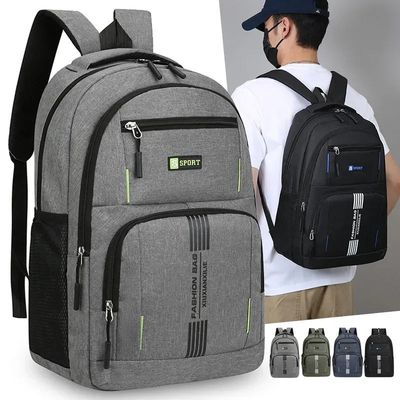 sac à dos de voyage de loisirs, nouveau sac à dos de navetteur professionnel, léger, multi-poches, pour homme