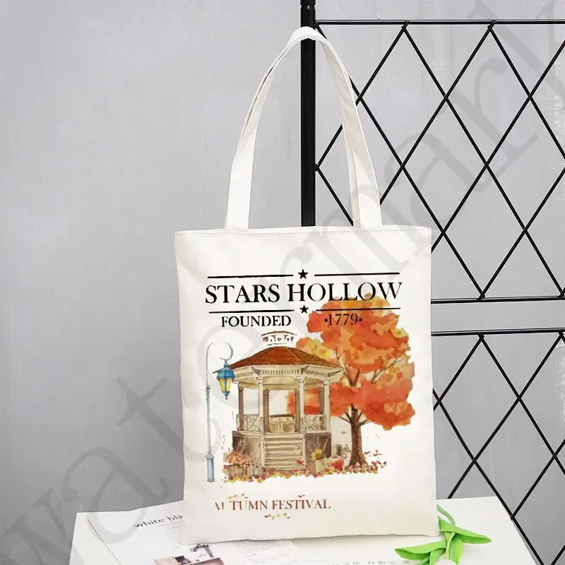 sac fourre-tout de nettoyage creux pour femmes, sacs fourre-tout de créateurs, lin réutilisable, sac à provisions pour l'épicerie initiée, shopper lady, étoiles