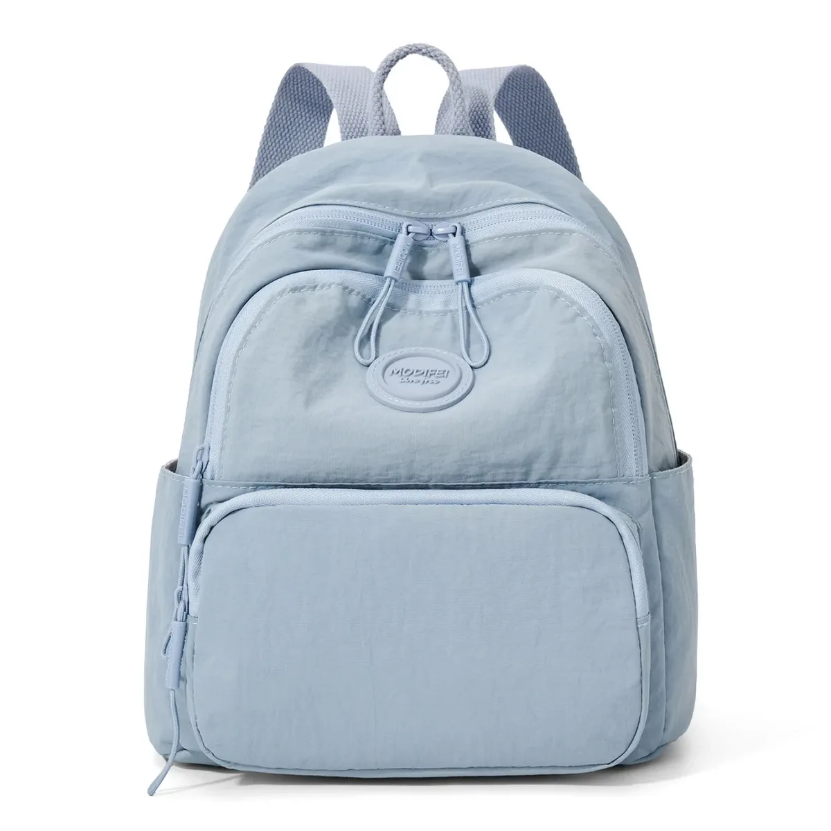 sac à dos simple de style coréen pour femmes, couleur unie, tendance, grande capacité, sacs à bandoulière pour étudiants