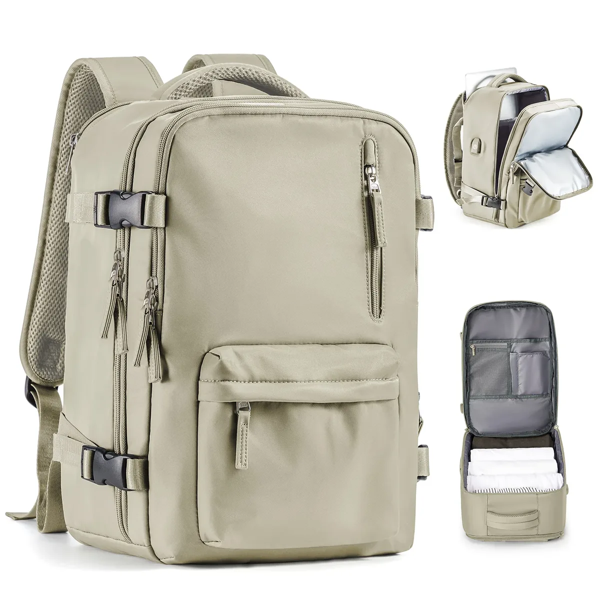 sac à dos de voyage, sac de cabine, sac à dos ryanair 40x30x20, sac à dos pour ordinateur portable 15,6 pouces pour hommes et femmes, sac à dos de trekking décontracté