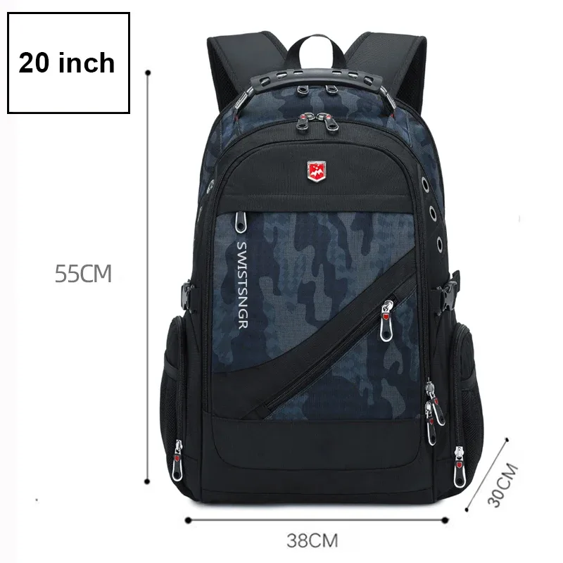 sac à dos étanche pour ordinateur portable 17/20 pouces, sac d'école japonais pour hommes et filles, sac à dos de voyage pour avion, mochila