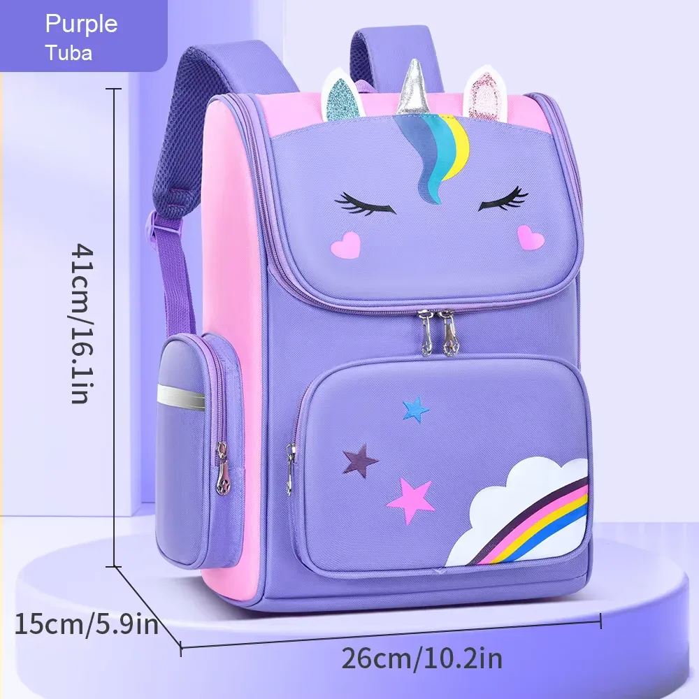 sac à dos pour enfant fille, licorne, sac d'école pour enfants, yeux arc-en-ciel, sac à dos pour adolescente, pour voyager, imperméable, mochilas