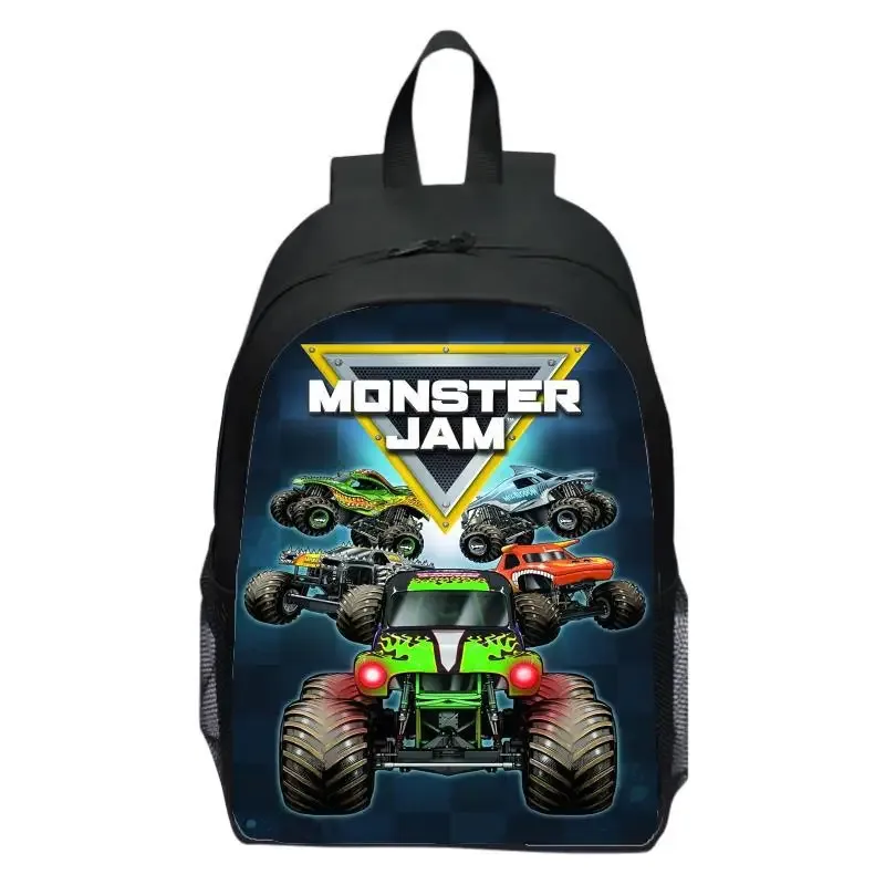 monster jam truck sac à dos pour enfants sac à dos d'école primaire sac à dos de maternelle étudiants masculins et féminins
