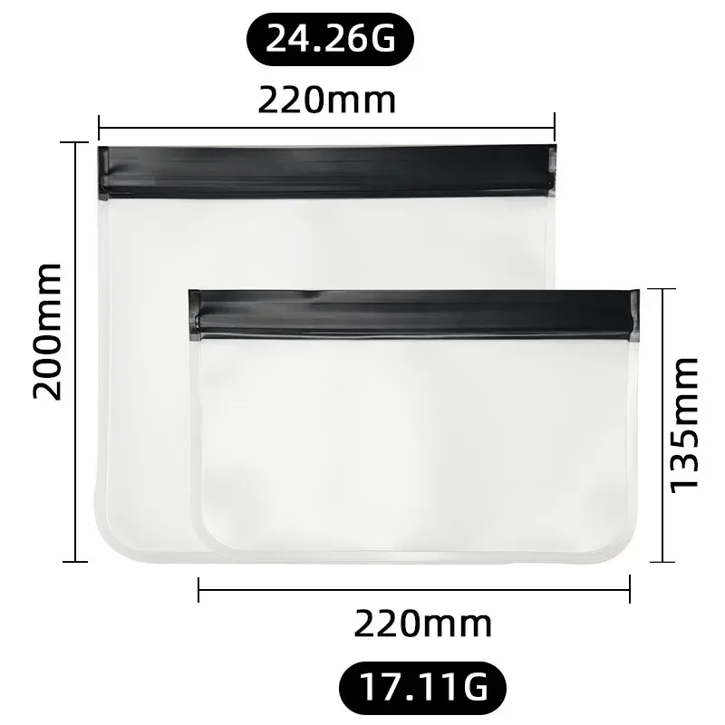 sac de maquillage transparent à fermeture éclair, sac de rangement étanche pour produits de toilette et cosmétiques, étui transparent en pvc pour salle de bain et cosmétiques