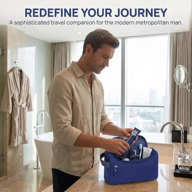 sac de rangement pour maquillage pour femmes, pour les voyages, grand sac de rangement pour cosmétiques, articles de toilette, pochette multifonction pour les affaires et l'usage quotidien