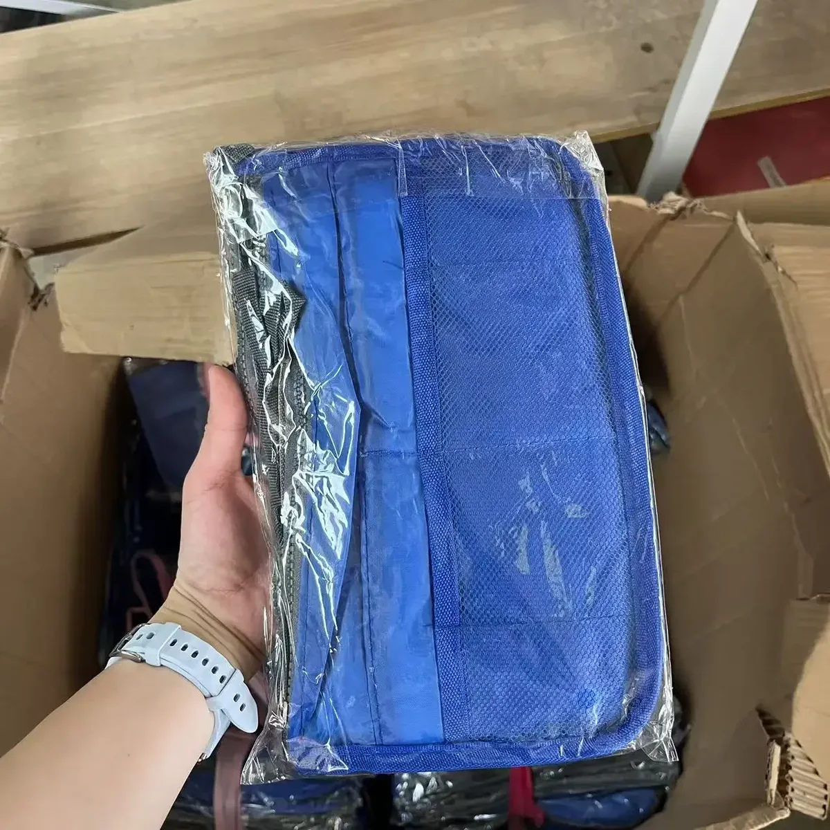 sac de maquillage multifonctionnel grande capacité, trousse de toilette portable à double fermeture éclair, sac de voyage, sac à lait maternel, sac cosmétique multi-poches