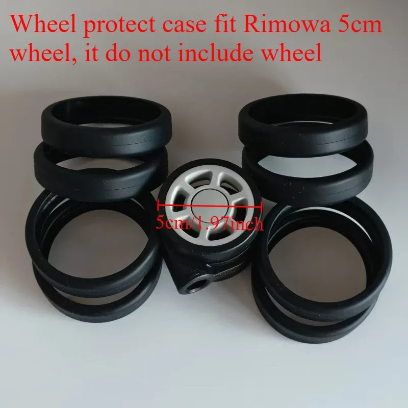 étui de protection pour roues de bagages rimowa, diamètre 64mm et 50mm, accessoires pour valises de voyage, housse de protection pour roues personnalisée