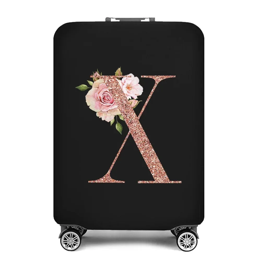 housses de protection pour bagages extensibles 18-32, housse de protection pour valise de voyage, série or rose, housses anti-poussière, organisateur de voyage