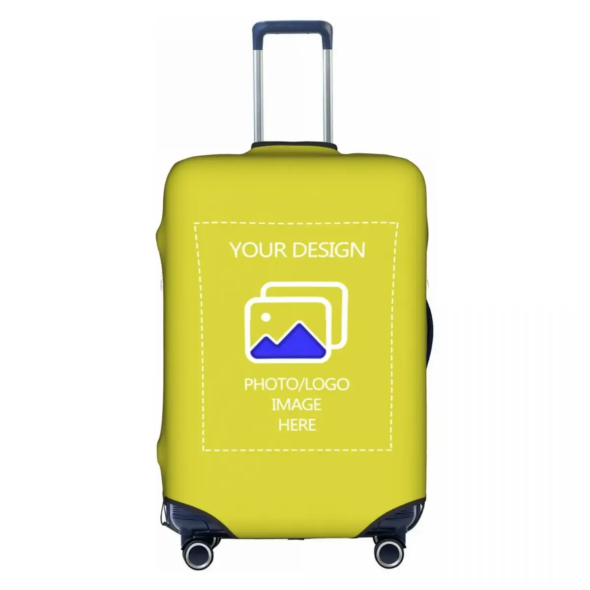 housse de bagage personnalisée avec logo, élastique, avec votre design, housse de protection pour valise de voyage, convient aux valises de 18 à 32 pouces
