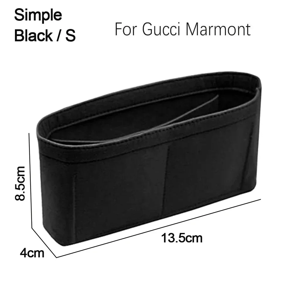 sac à main en feutre, support de sac de rangement, doublure de sac à main, organisateur de sac pour loro piana extra pocket l19 pour marmont