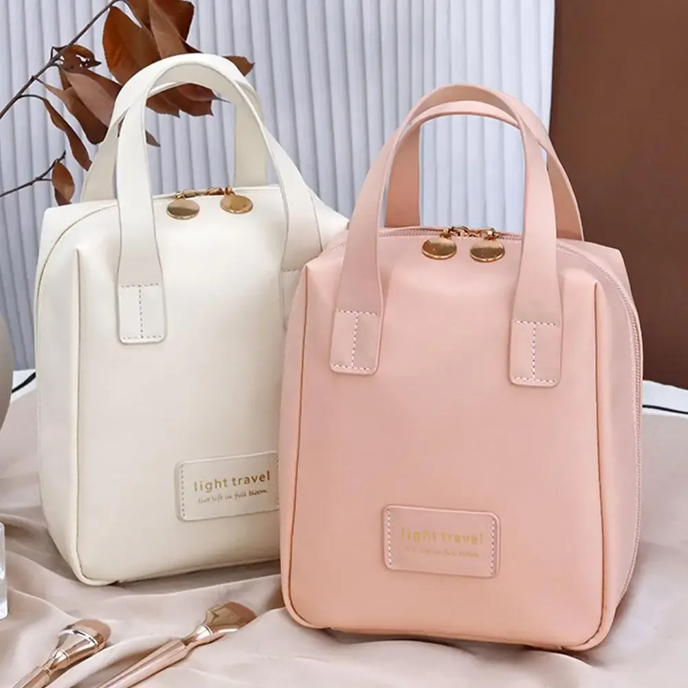 sac de rangement de voyage, sacs à cosmétiques de grande capacité, trousse de toilette portable en cuir pu imperméable pour femmes, organisateur de maquillage