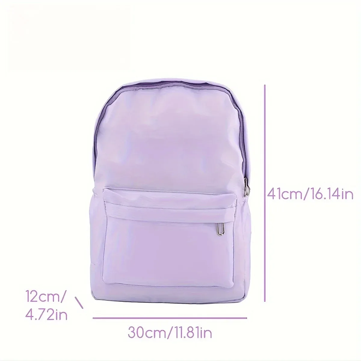 sac à dos en nylon personnalisé avec nom personnalisé, sac pratique léger, cadeau idéal pour la saison scolaire, utilisation quotidienne, activités de plein air