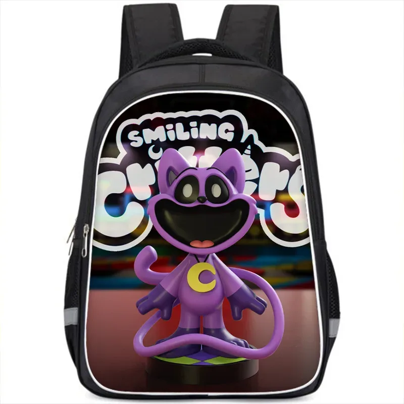 sac à dos smiling critters pour enfants, cartable double couche, cadeau d'anniversaire, sacs d'ordinateur pour étudiants