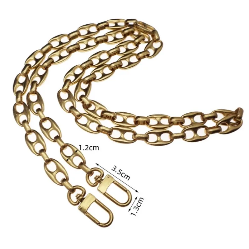 jostrap-sangle de sac à main en alliage de zinc, poignée de remplacement, épais, de haute qualité