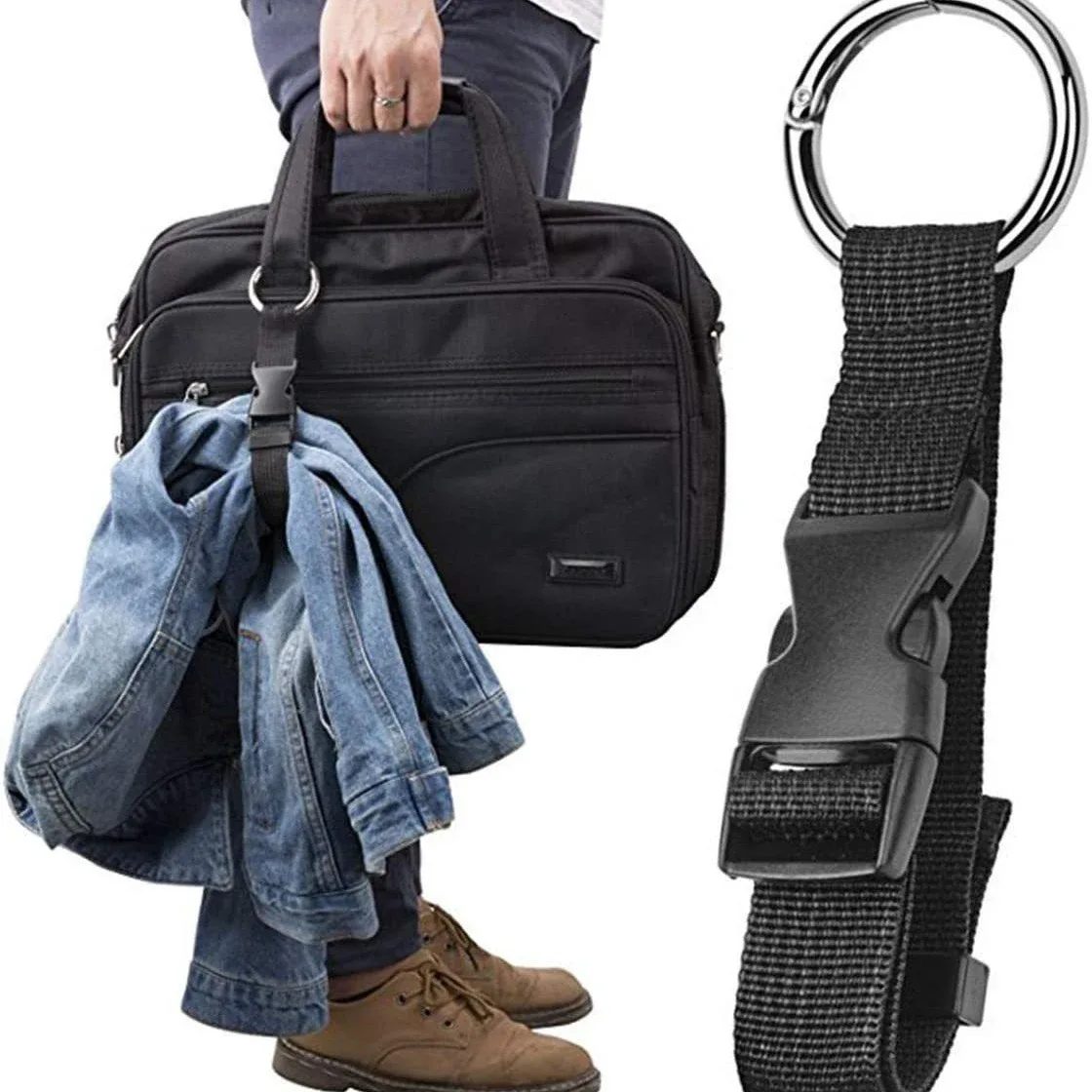 sangle externe pour sac à dos, sangle portable avec boucle de dégagement, sangle de bagage supplémentaire, porte-veste, sangle fixe pour bagages de voyage