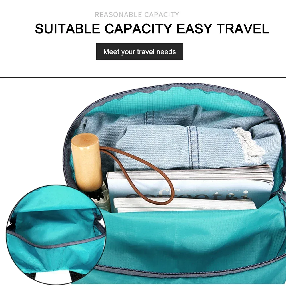 sac à dos pliable léger pour hommes et femmes, sac à dos d'extérieur, sac de sport de voyage, sac de jour de randonnée, livraison, 15l