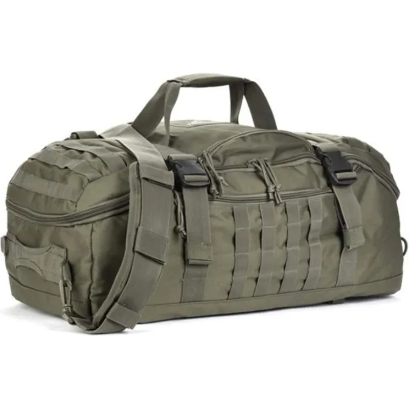 sac de voyage tactique imperméable noir camouflage grande capacité avec sangles molle pour la randonnée et le camping