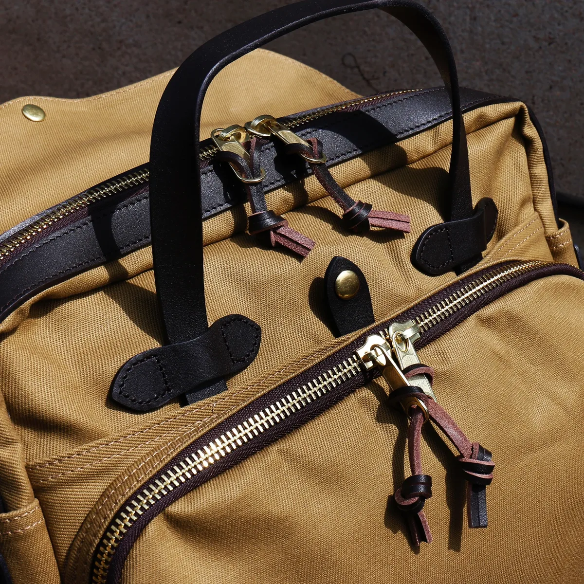 taille-brando – sac à bandoulière en toile et cuir, 22oz, ykk, avec fermeture éclair, pour ordinateur portable, business, 70258