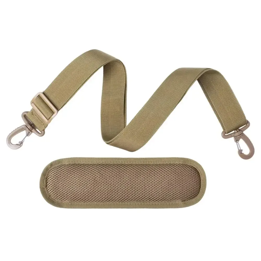 sangle d'épaule réglable de couleur unie, coussin rembourré amovible, chaîne de sac en nylon, ceinture d'épaule, extension de chaîne de sac à bandoulière