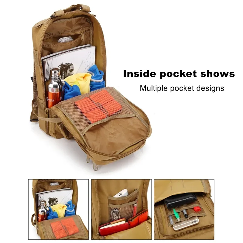 30l 900d nylon sac à dos étanche en plein air militaire sacs à dos tactique sport camping randonnée trekking pêche chasse sac